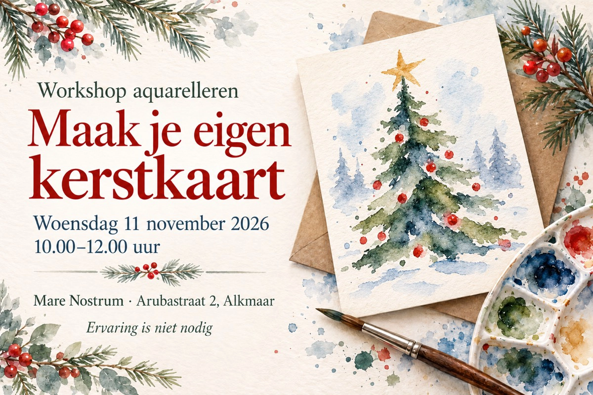 Kerstboom op een kaar