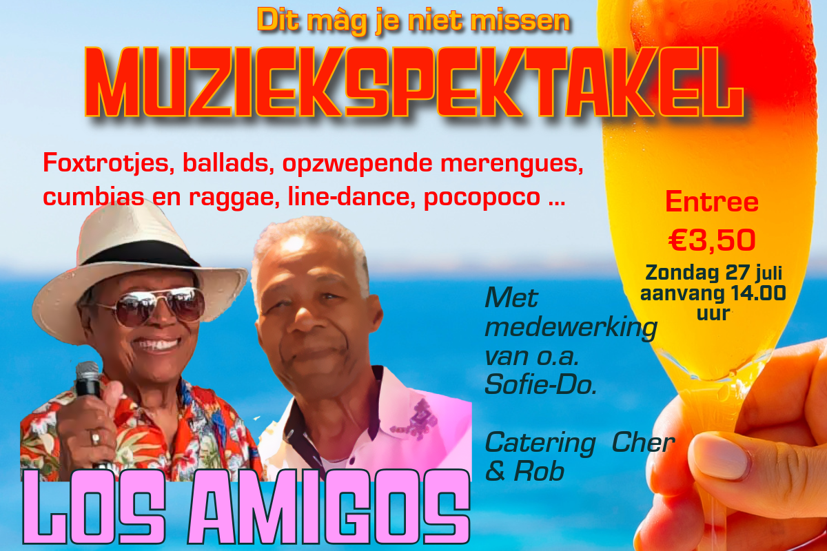 Affiche in carribean kleureb